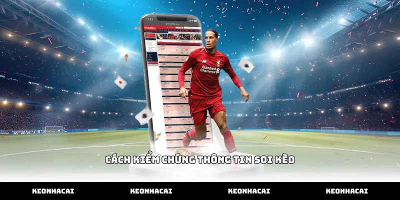 Thực hiện cách kiểm chứng thông tin soi kèo qua số liệu