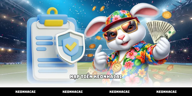 Thực hiện nạp tiền keonhacai để bắt đầu tham gia cá cược